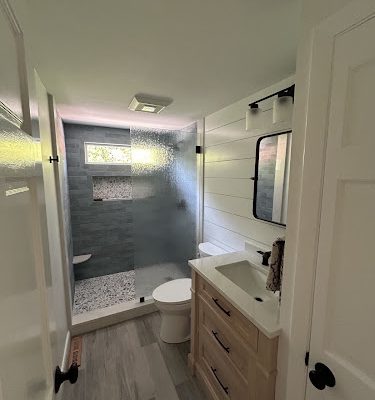 Blu's Shower Door