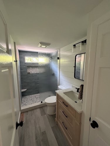 Blu's Shower Door