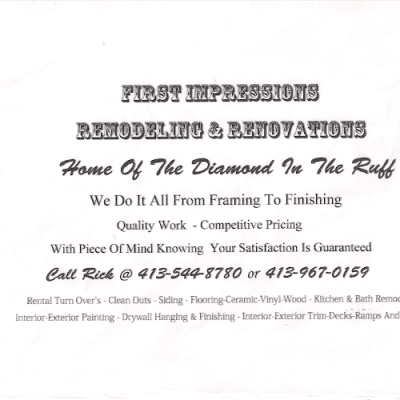 First Impressions Remodeling and Renovations