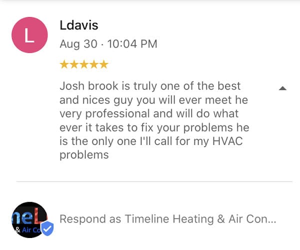 Timeline Heating & Air Conditioning