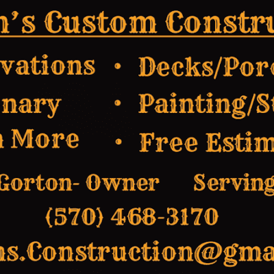 Gortons Custom Construction