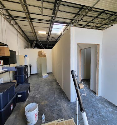 Abstract Drywall and Painting