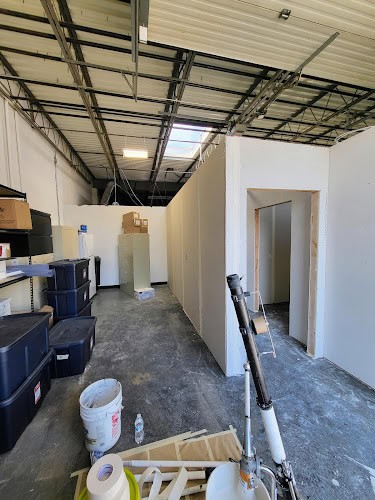 Abstract Drywall and Painting