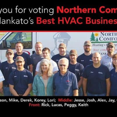 Northern Comfort Inc - Plumbing, Heating & Cooling Southern MN