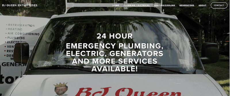 BJ QUEEN ENTERPRISES Plumbing, Septic Systems, Electrical, Refrigeration, Generators and more