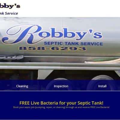 Robby's Septic Tank and Plumbing Service