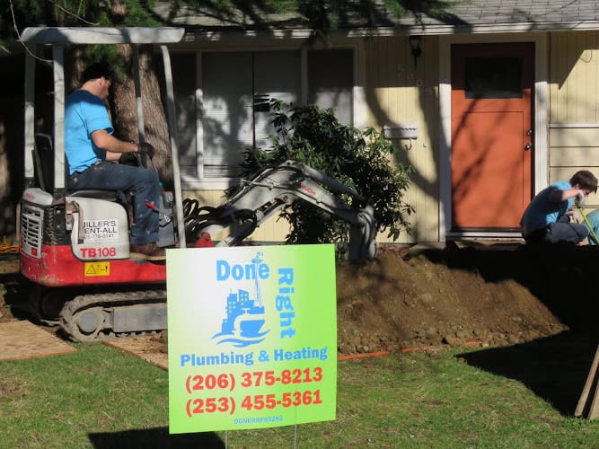 Done Right Plumbing, Heating, and Sewer Repair