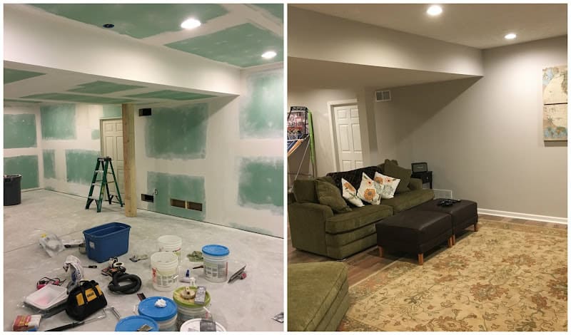 Presto! drywall repair and painting.