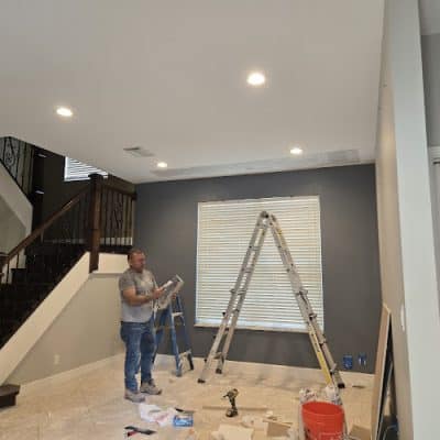 Accurate Handyman & Painting Services | Popcorn Ceiling Removal