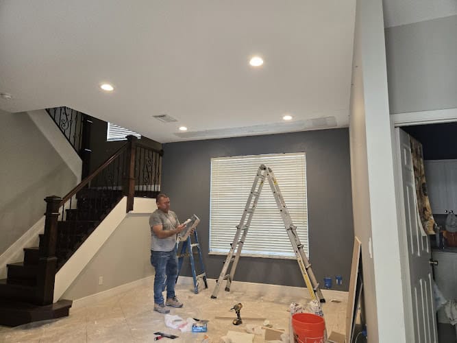Accurate Handyman & Painting Services | Popcorn Ceiling Removal