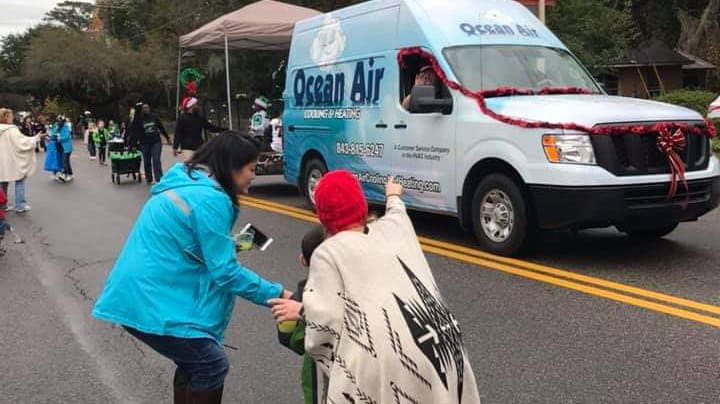 Ocean Air Cooling and Heating