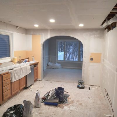 Airtight drywall and painting