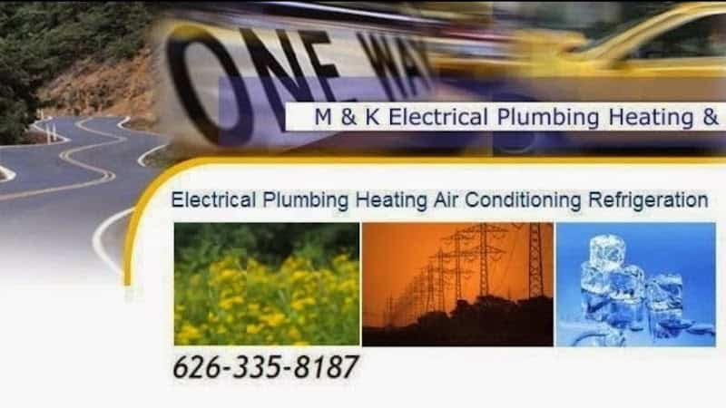 M & K Electrical & Plumbing Heating & Air Conditioning