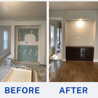 Blue wood Designer