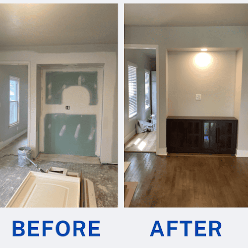 Blue wood Designer